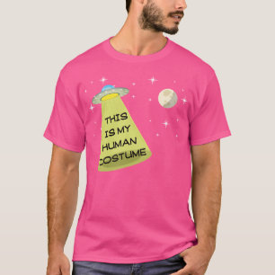 This Is My Human Costume Alien Ufo Shirt