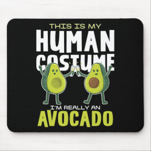 This Is My Human Costume Avocado Mouse Mat