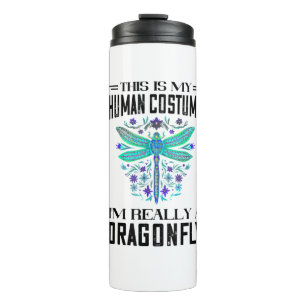 This Is My Human Costume Dragonflies Nature Insect Thermal Tumbler