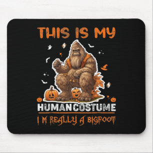 This is my human costume Funny Halloween Costume M Mouse Mat