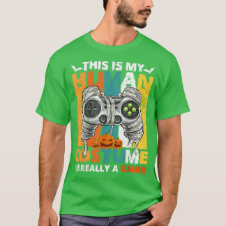 This is my human costume Gaming Controllers Mummy  T-Shirt