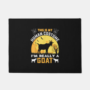 This Is My Human Costume Goat Gift Doormat