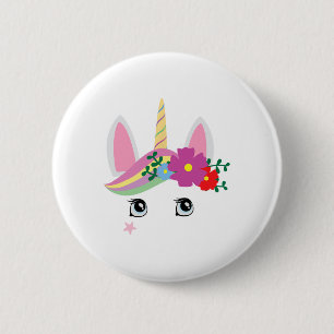 This Is My Human Costume I’m Really A Unicorn Cute 6 Cm Round Badge