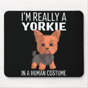 This Is My Human Costume Im A Yorkie Dog Halloween Mouse Mat