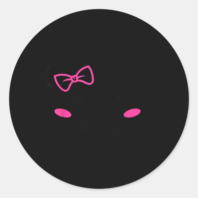 This Is My Human Costume Im Really A Bear Classic Round Sticker (Front)
