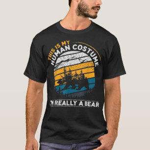This Is my Human Costume I'm Really A Bear Tee 192