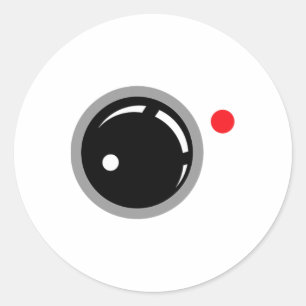 This Is My Human Costume I'm Really A Camera Lens  Classic Round Sticker