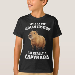 This is My Human Costume Im Really a Capybara T-Shirt
