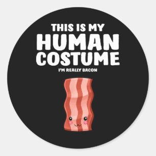 This Is My Human Costume I'm Really A Con Classic Round Sticker