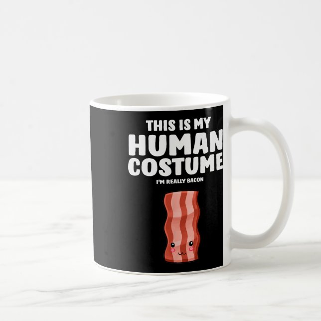 This Is My Human Costume I'm Really A Con  Coffee Mug (Right)