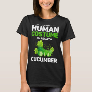 This is my human costume I'm really a cucumber hal T-Shirt