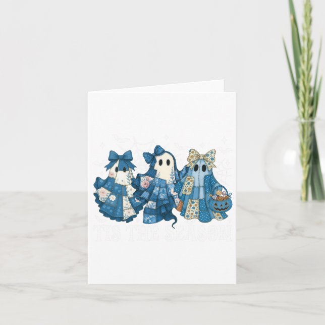 This Is My Human Costume I'm Really A Ghost Spooky Card (Front)