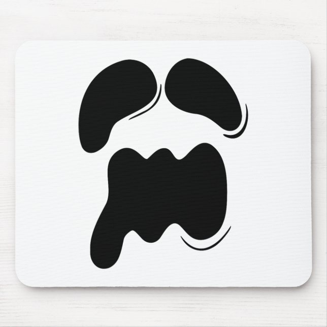 This Is My Human Costume I'm Really A Ghost Spooky Mouse Mat (Front)