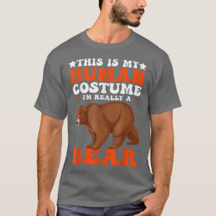 This Is My Human Costume I'm Really A Polar Bear H T-Shirt