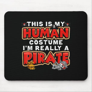 This Is My Human Costume I'm Really A Rate Hallowe Mouse Mat