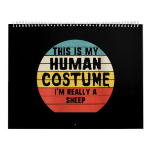 This is My Human Costume Im Really A Sheep Gift Calendar