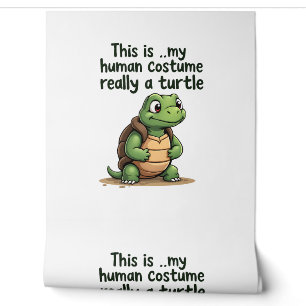 This Is My Human Costume I'm Really A Turtle T-Shi Wallpaper