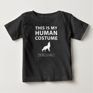 This Is My Human Costume Im Really a Wolf T-Shirt