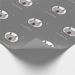 This Is My Human Costume - Llama Edition II Wrapping Paper