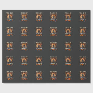This Is My Human Costume Really Cat Halloween Witc Wrapping Paper