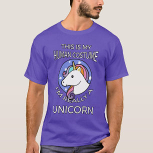 This Is My Human Costume - Unicorn Edition II T-Shirt