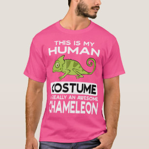 This Is My Human I'M Really An Awesome Chameleon T-Shirt