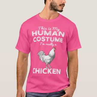 This Is My Human Kawaii Animal Chicken Cosplay T-Shirt
