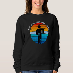 this is my injury Broken Leg Recovery Sweatshirt