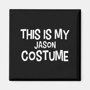 This Is My Jason Costume Halloween Simple Costume  Magnet