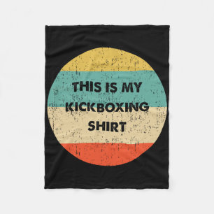 This Is My Kickboxing Fleece Blanket