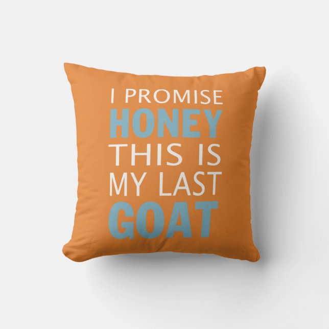 This is my last goat cushion (Front)