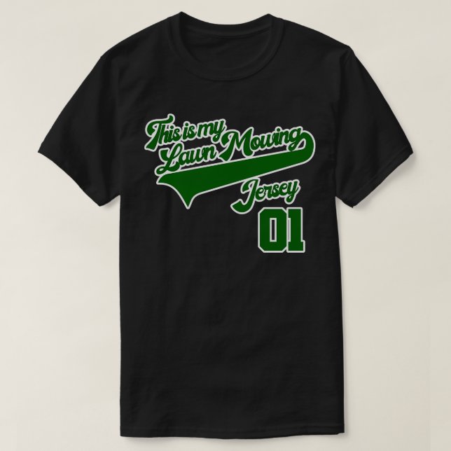 This is My Lawn Mowing Jersey Dad Shirt 1 (Design Front)