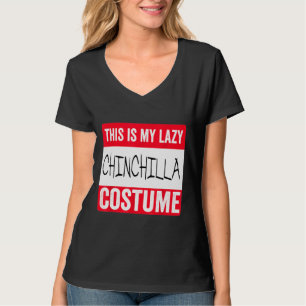 This Is My Lazy Chinchilla Costume Halloween T-Shirt