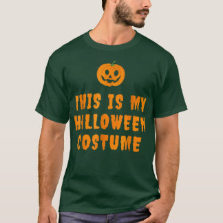 This is my lazy halloween costume with Jack o Lant T-Shirt
