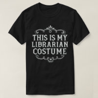 This Is My Librarian Funny Lazy Halloween Costume