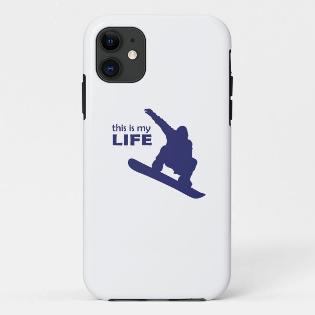 This Is My Life (Snowboarding) Case-Mate iPhone Case (Back)
