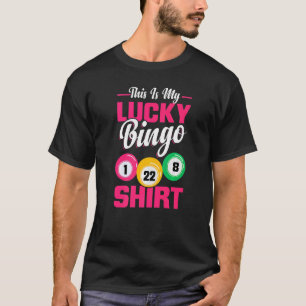 This Is My Lucky Bingo Bingo Player Grandma T-Shirt