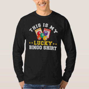 This Is My Lucky Bingo Funny Gambling T-Shirt