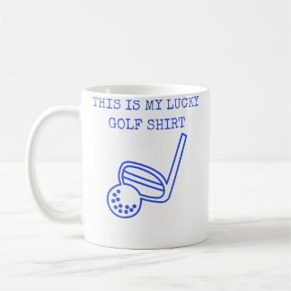 This Is My Lucky Golf Shirt Coffee Mug