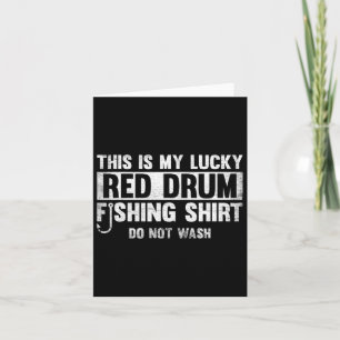 This Is My Lucky Red Drum Fishing Gift Card