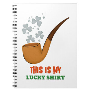 This Is My Lucky Shirt Notebook