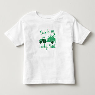 This Is My Lucky Shirt Tractor St Patrick's Day