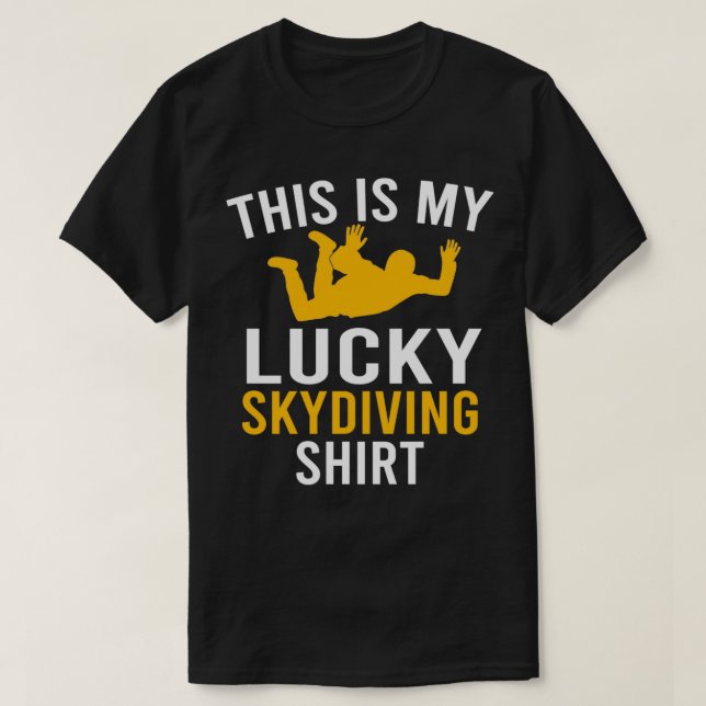 This Is My Lucky Skydiving Shirt Parachute 1 (Design Front)