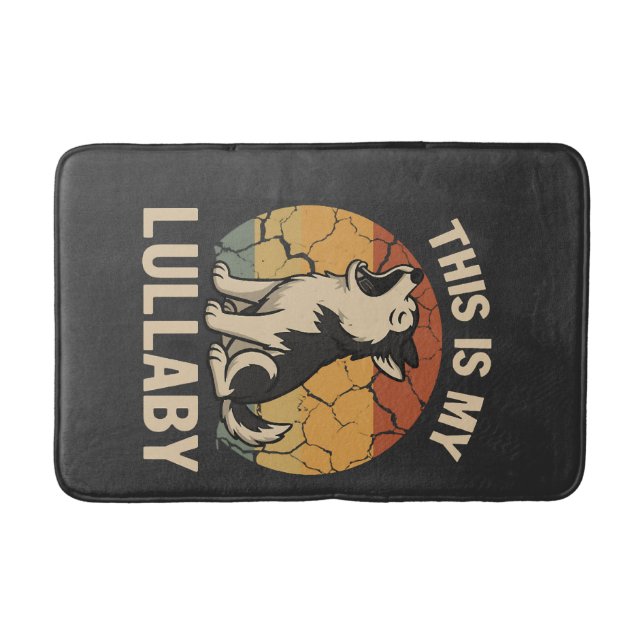 This Is My Lullaby- Husky Bath Mat (Front)