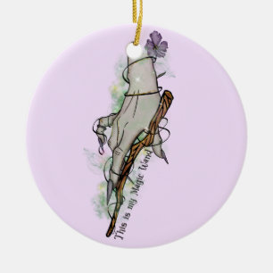 This Is My Magic Wand Ceramic Tree Decoration