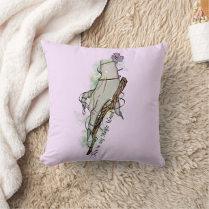 This Is My Magic Wand – Gothic Witch Hand Cushion