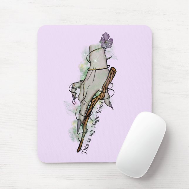 This Is My Magic Wand Mouse Mat (With Mouse)