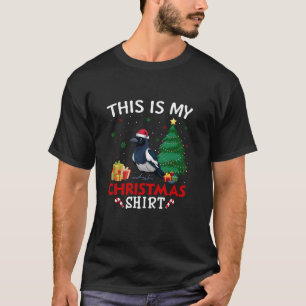 This is My Magpie Santa Hat Christmas Pajama T Shi T-Shirt