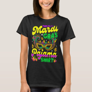 This Is My Mardi Gras Pajama Mask Carnivals Party T-Shirt