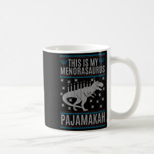 This Is My Menorah-saurus Happy Hanukkah Dinosaur  Coffee Mug